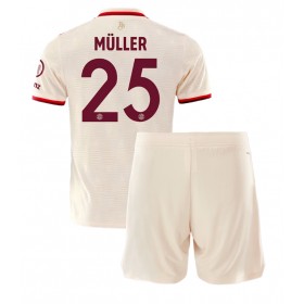 Bayern Munich Thomas Muller #25 Tredje Kläder Barn 2024-25 Kortärmad (+ Korta byxor)